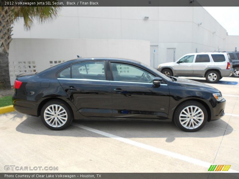 Black / Titan Black 2012 Volkswagen Jetta SEL Sedan