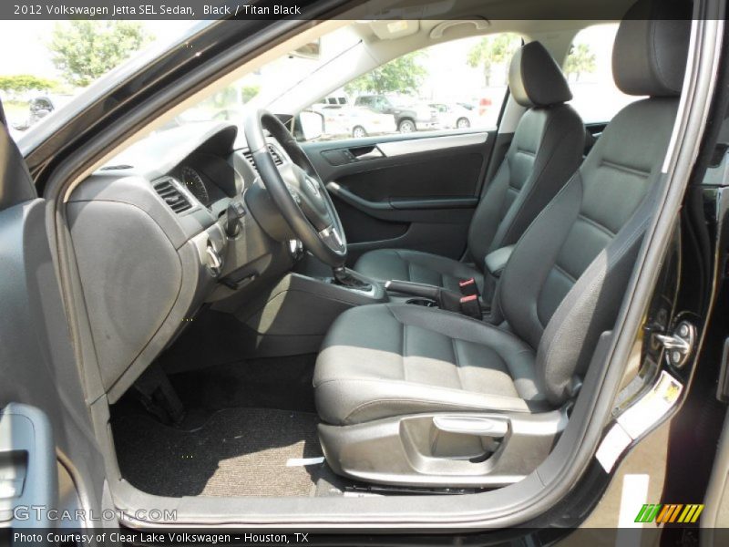 Black / Titan Black 2012 Volkswagen Jetta SEL Sedan