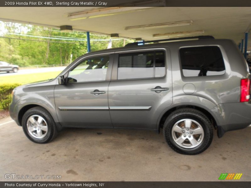 Sterling Gray Metallic / Gray 2009 Honda Pilot EX 4WD