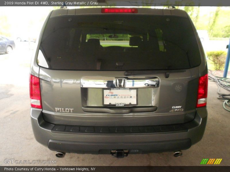 Sterling Gray Metallic / Gray 2009 Honda Pilot EX 4WD