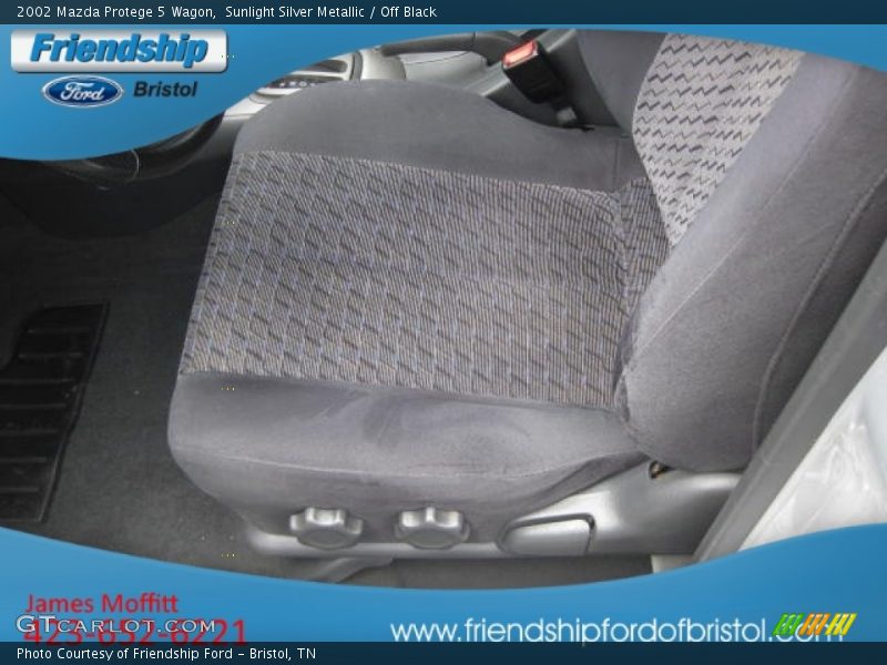 Sunlight Silver Metallic / Off Black 2002 Mazda Protege 5 Wagon