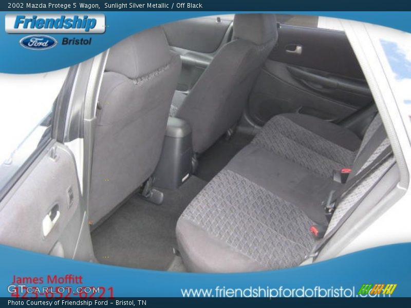 Sunlight Silver Metallic / Off Black 2002 Mazda Protege 5 Wagon
