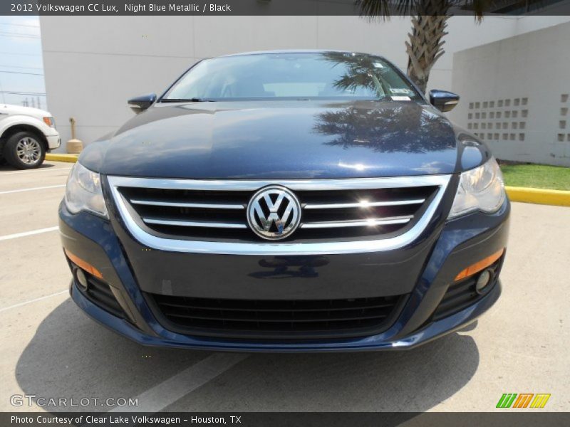 Night Blue Metallic / Black 2012 Volkswagen CC Lux