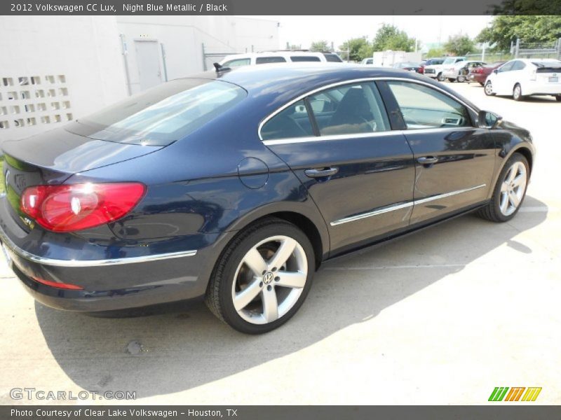 Night Blue Metallic / Black 2012 Volkswagen CC Lux