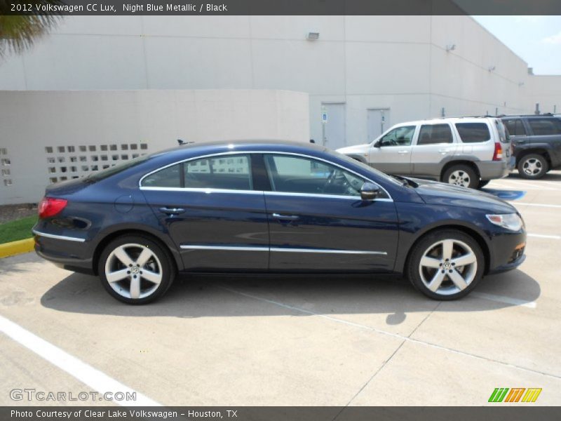 Night Blue Metallic / Black 2012 Volkswagen CC Lux