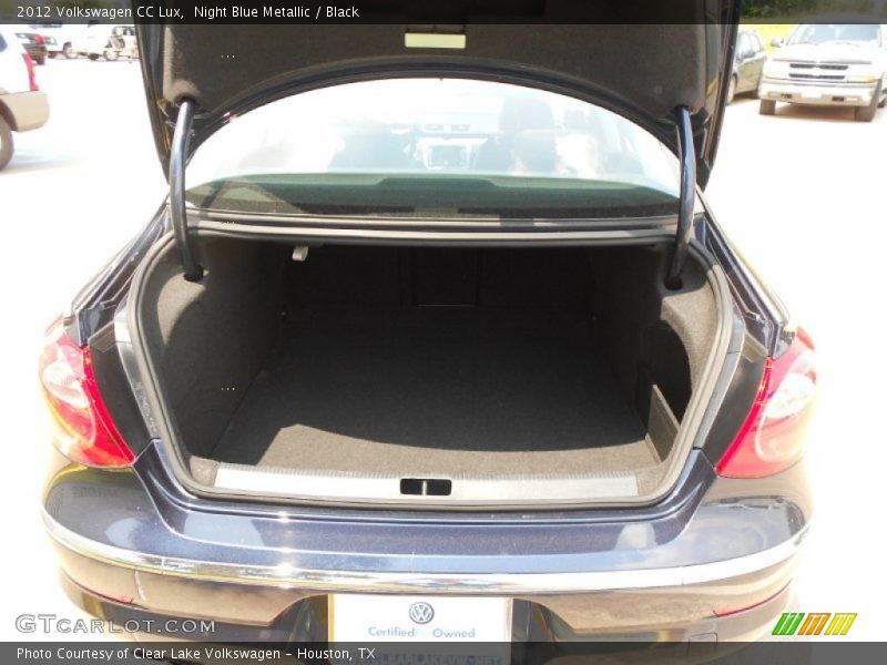 Night Blue Metallic / Black 2012 Volkswagen CC Lux