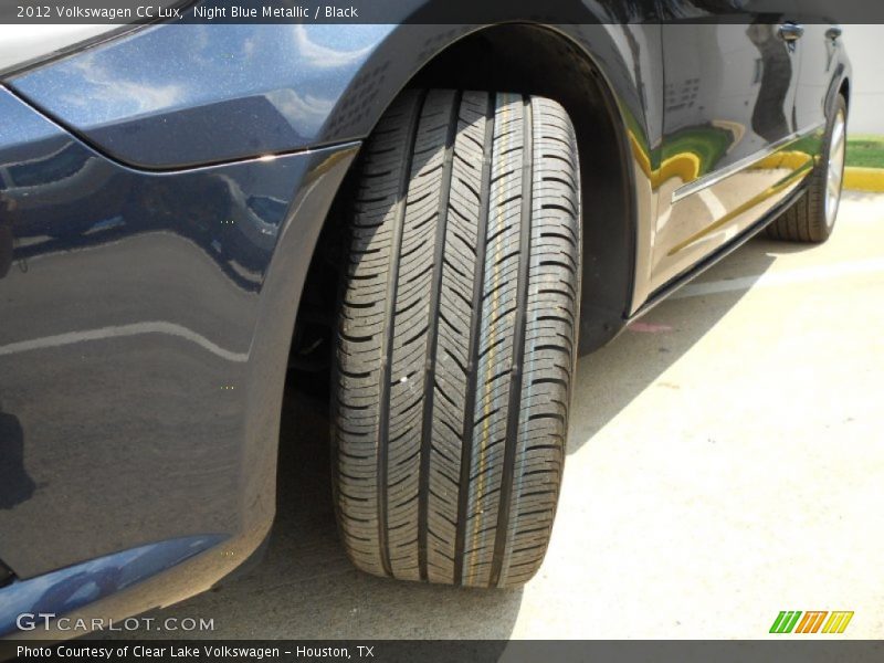 Night Blue Metallic / Black 2012 Volkswagen CC Lux