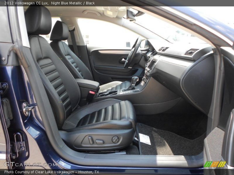 Night Blue Metallic / Black 2012 Volkswagen CC Lux