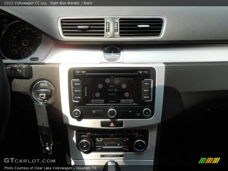 Night Blue Metallic / Black 2012 Volkswagen CC Lux