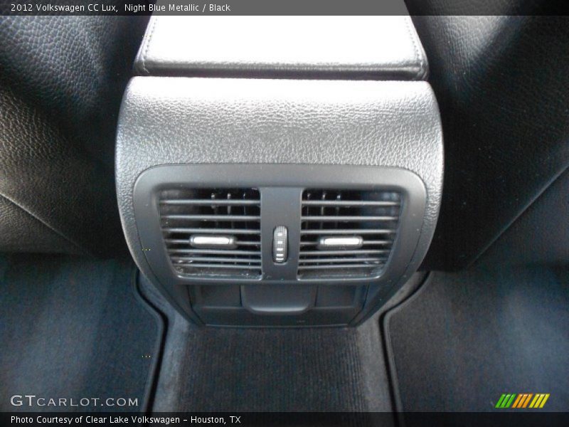 Night Blue Metallic / Black 2012 Volkswagen CC Lux