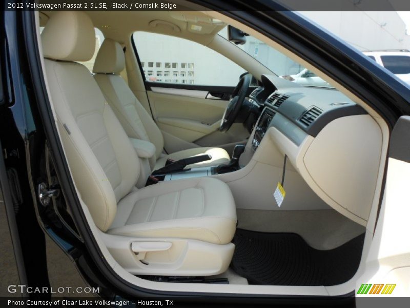 Black / Cornsilk Beige 2012 Volkswagen Passat 2.5L SE