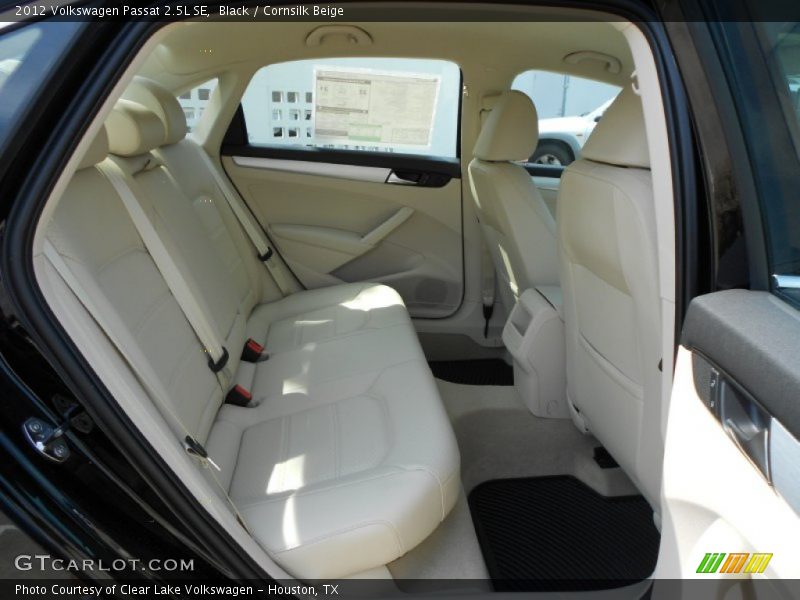 Black / Cornsilk Beige 2012 Volkswagen Passat 2.5L SE