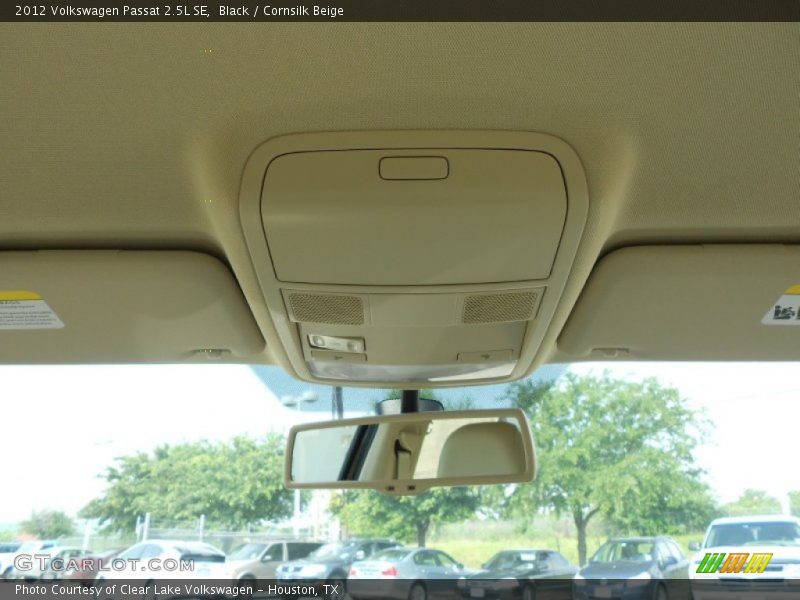 Black / Cornsilk Beige 2012 Volkswagen Passat 2.5L SE