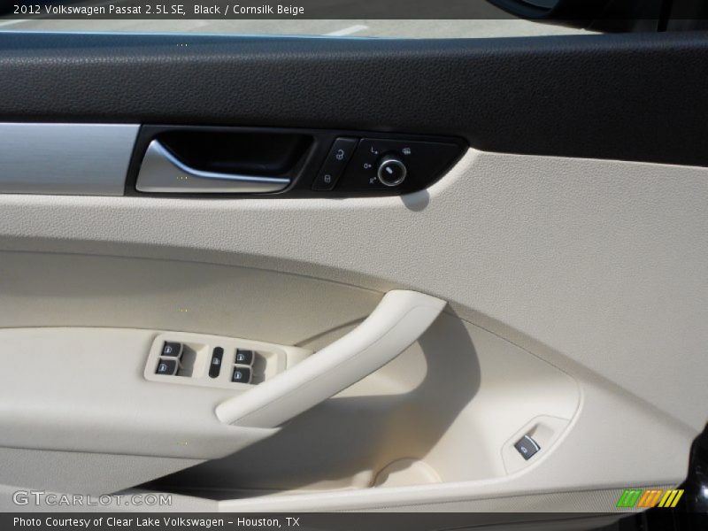 Black / Cornsilk Beige 2012 Volkswagen Passat 2.5L SE
