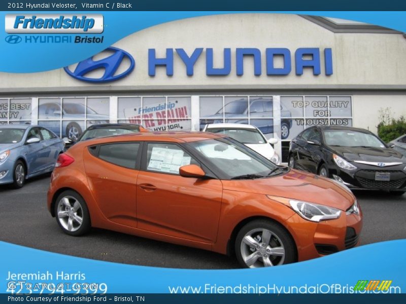 Vitamin C / Black 2012 Hyundai Veloster