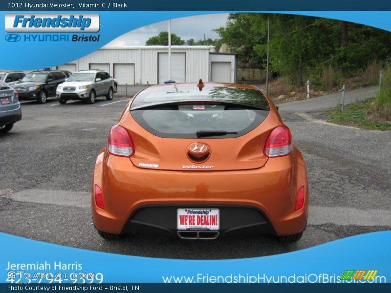 Vitamin C / Black 2012 Hyundai Veloster
