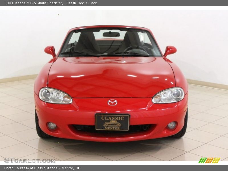 Classic Red / Black 2001 Mazda MX-5 Miata Roadster