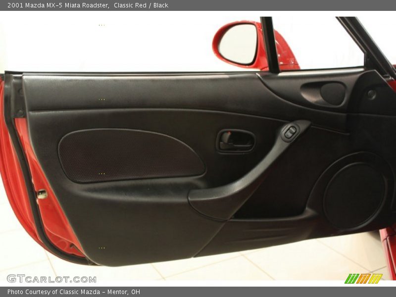 Classic Red / Black 2001 Mazda MX-5 Miata Roadster