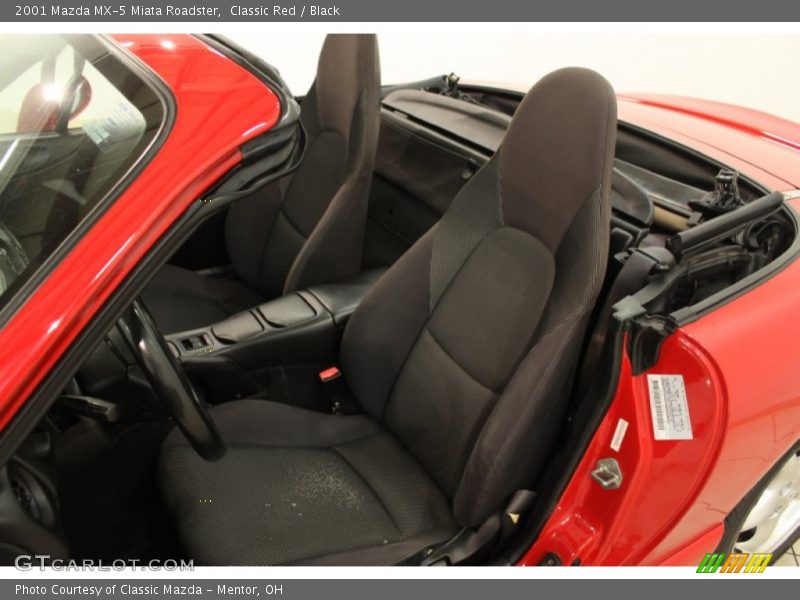 Classic Red / Black 2001 Mazda MX-5 Miata Roadster