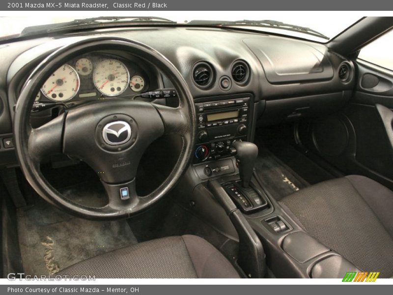 Classic Red / Black 2001 Mazda MX-5 Miata Roadster
