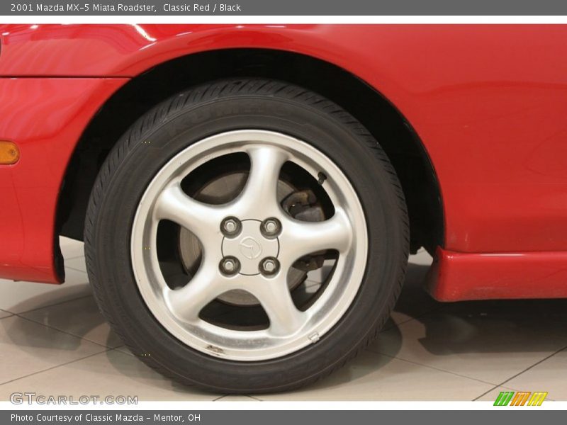 Classic Red / Black 2001 Mazda MX-5 Miata Roadster