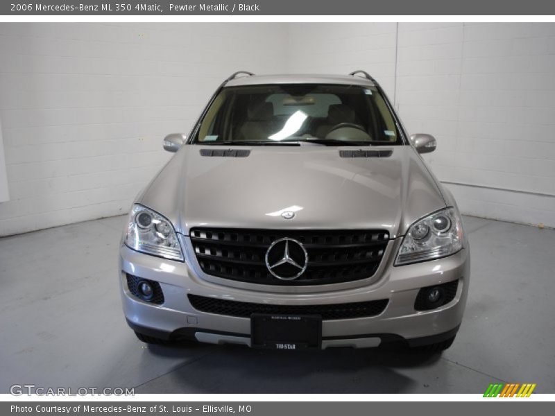 Pewter Metallic / Black 2006 Mercedes-Benz ML 350 4Matic