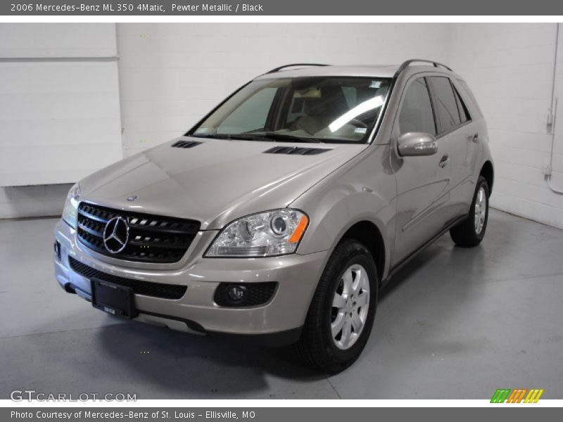 Pewter Metallic / Black 2006 Mercedes-Benz ML 350 4Matic