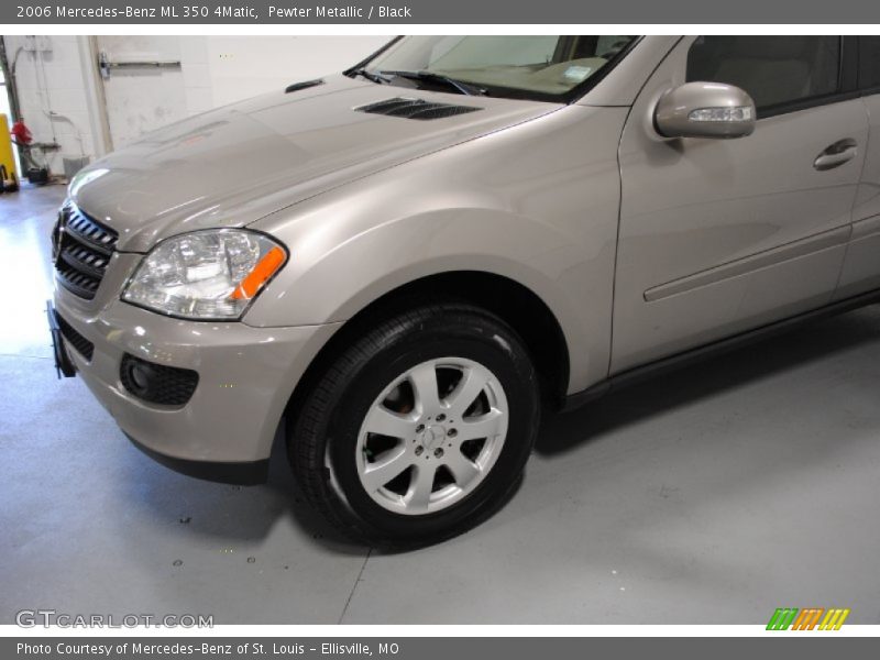 Pewter Metallic / Black 2006 Mercedes-Benz ML 350 4Matic