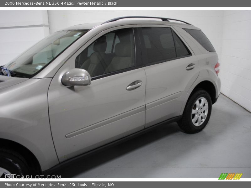 Pewter Metallic / Black 2006 Mercedes-Benz ML 350 4Matic