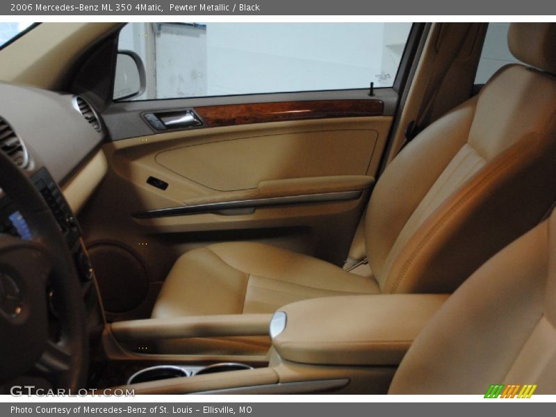 Pewter Metallic / Black 2006 Mercedes-Benz ML 350 4Matic