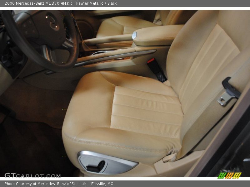 Pewter Metallic / Black 2006 Mercedes-Benz ML 350 4Matic
