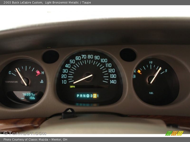 Light Bronzemist Metallic / Taupe 2003 Buick LeSabre Custom