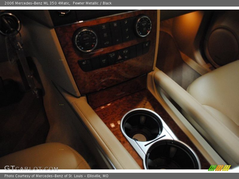 Pewter Metallic / Black 2006 Mercedes-Benz ML 350 4Matic