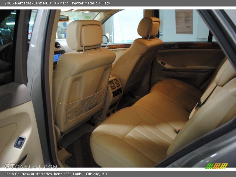 Pewter Metallic / Black 2006 Mercedes-Benz ML 350 4Matic
