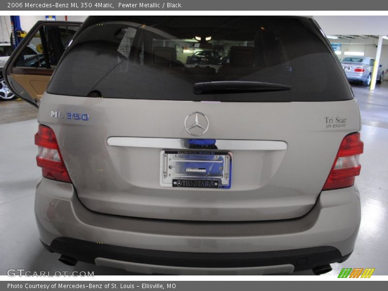 Pewter Metallic / Black 2006 Mercedes-Benz ML 350 4Matic