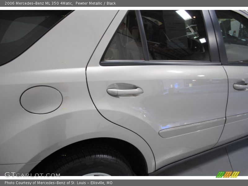 Pewter Metallic / Black 2006 Mercedes-Benz ML 350 4Matic