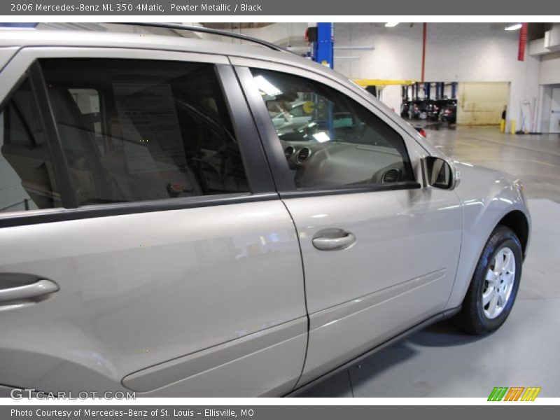 Pewter Metallic / Black 2006 Mercedes-Benz ML 350 4Matic