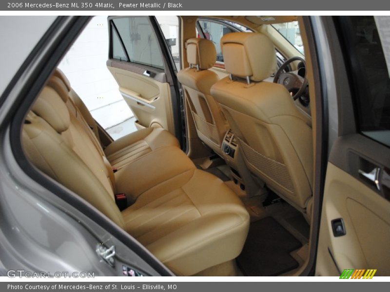 Pewter Metallic / Black 2006 Mercedes-Benz ML 350 4Matic