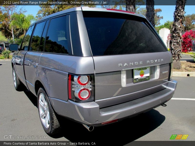 Orkney Grey Metallic / Jet 2012 Land Rover Range Rover Supercharged