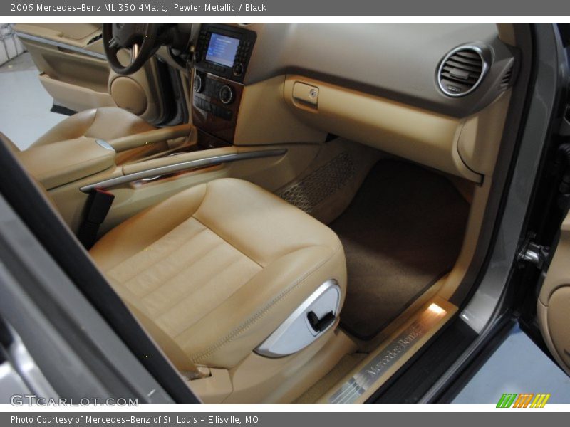 Pewter Metallic / Black 2006 Mercedes-Benz ML 350 4Matic
