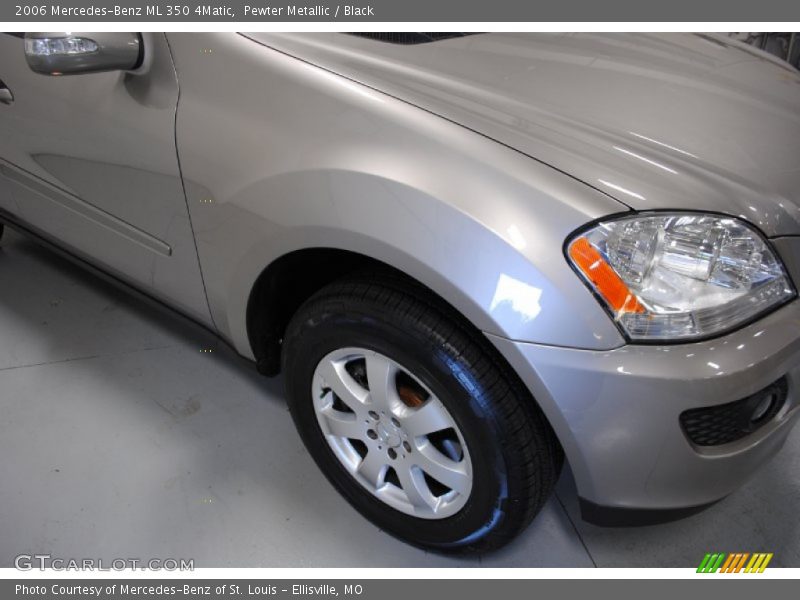 Pewter Metallic / Black 2006 Mercedes-Benz ML 350 4Matic