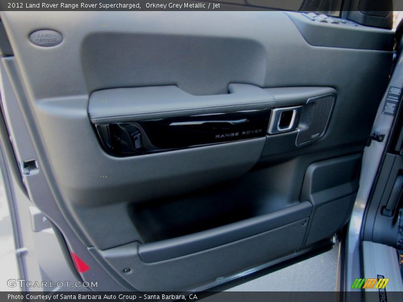 Orkney Grey Metallic / Jet 2012 Land Rover Range Rover Supercharged