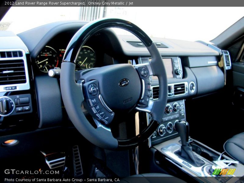 Orkney Grey Metallic / Jet 2012 Land Rover Range Rover Supercharged