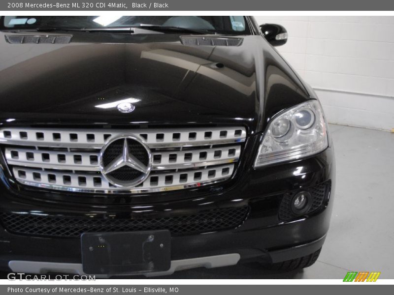 Black / Black 2008 Mercedes-Benz ML 320 CDI 4Matic