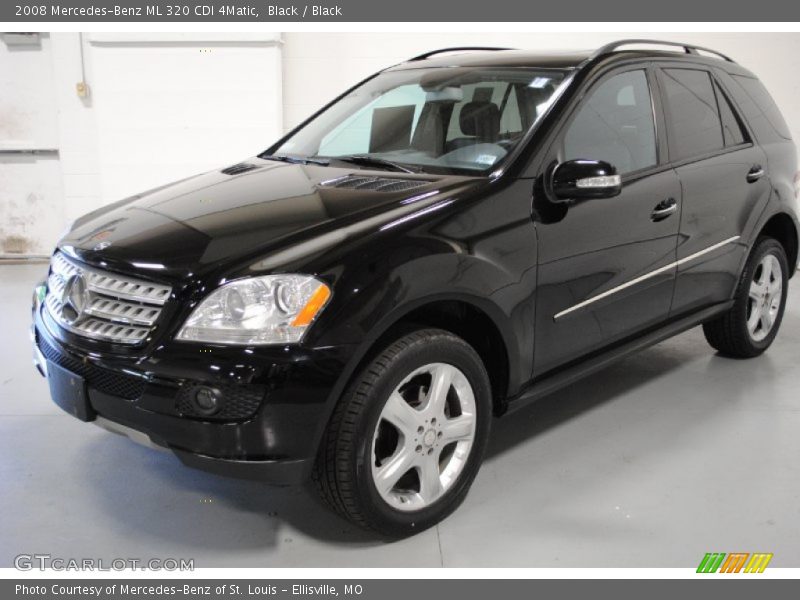 Black / Black 2008 Mercedes-Benz ML 320 CDI 4Matic