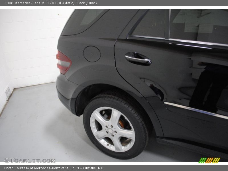 Black / Black 2008 Mercedes-Benz ML 320 CDI 4Matic