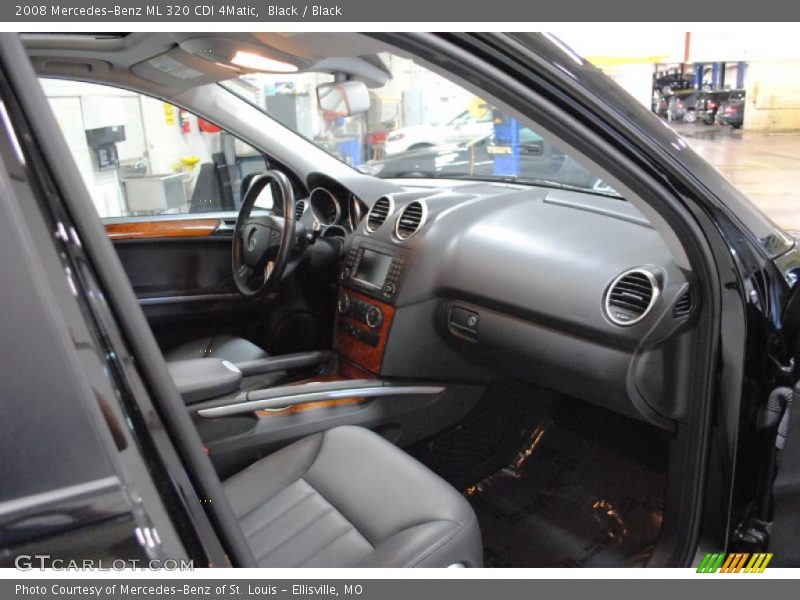 Black / Black 2008 Mercedes-Benz ML 320 CDI 4Matic