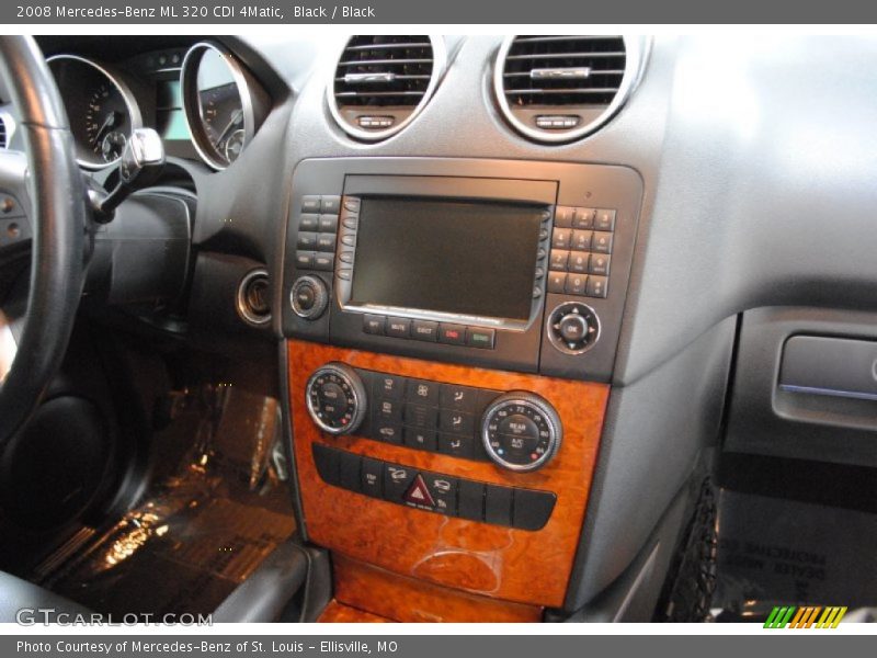 Black / Black 2008 Mercedes-Benz ML 320 CDI 4Matic