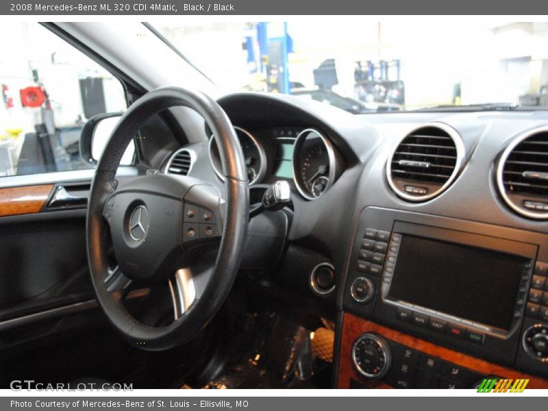 Black / Black 2008 Mercedes-Benz ML 320 CDI 4Matic