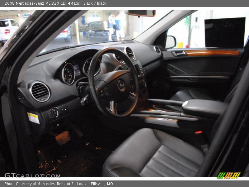 Black / Black 2008 Mercedes-Benz ML 320 CDI 4Matic